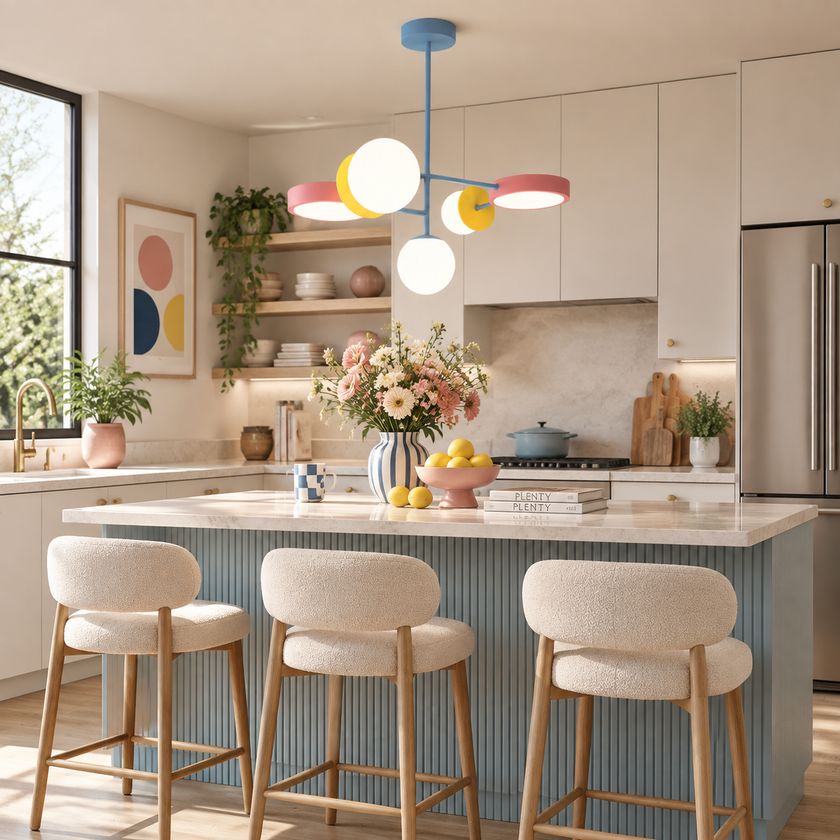 Nordic Macaron Magic Bean Chandelier