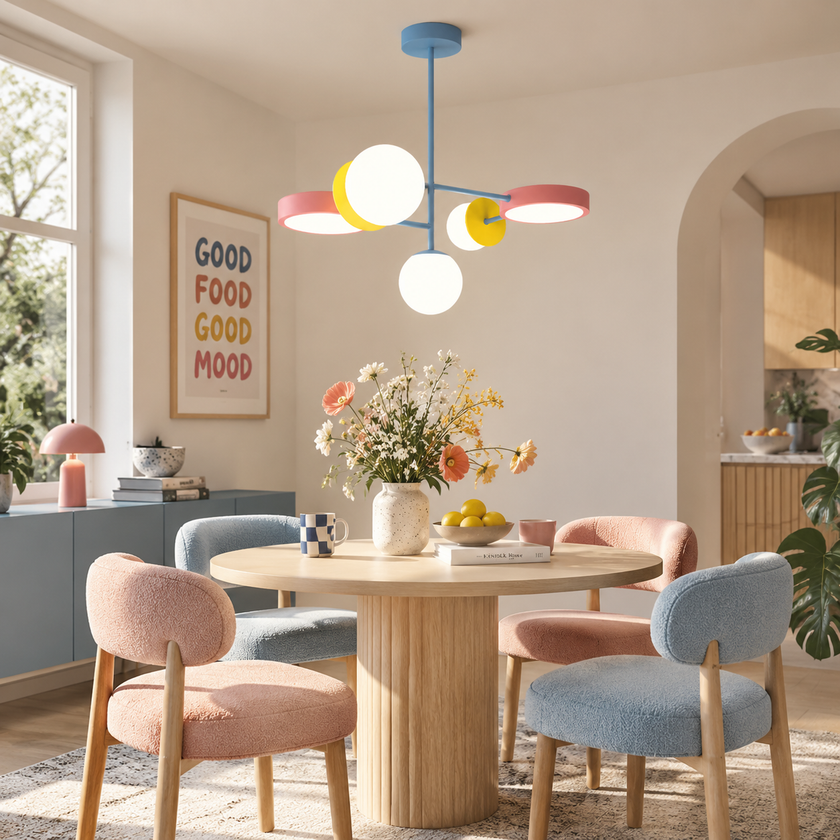 Nordic Macaron Magic Bean Chandelier