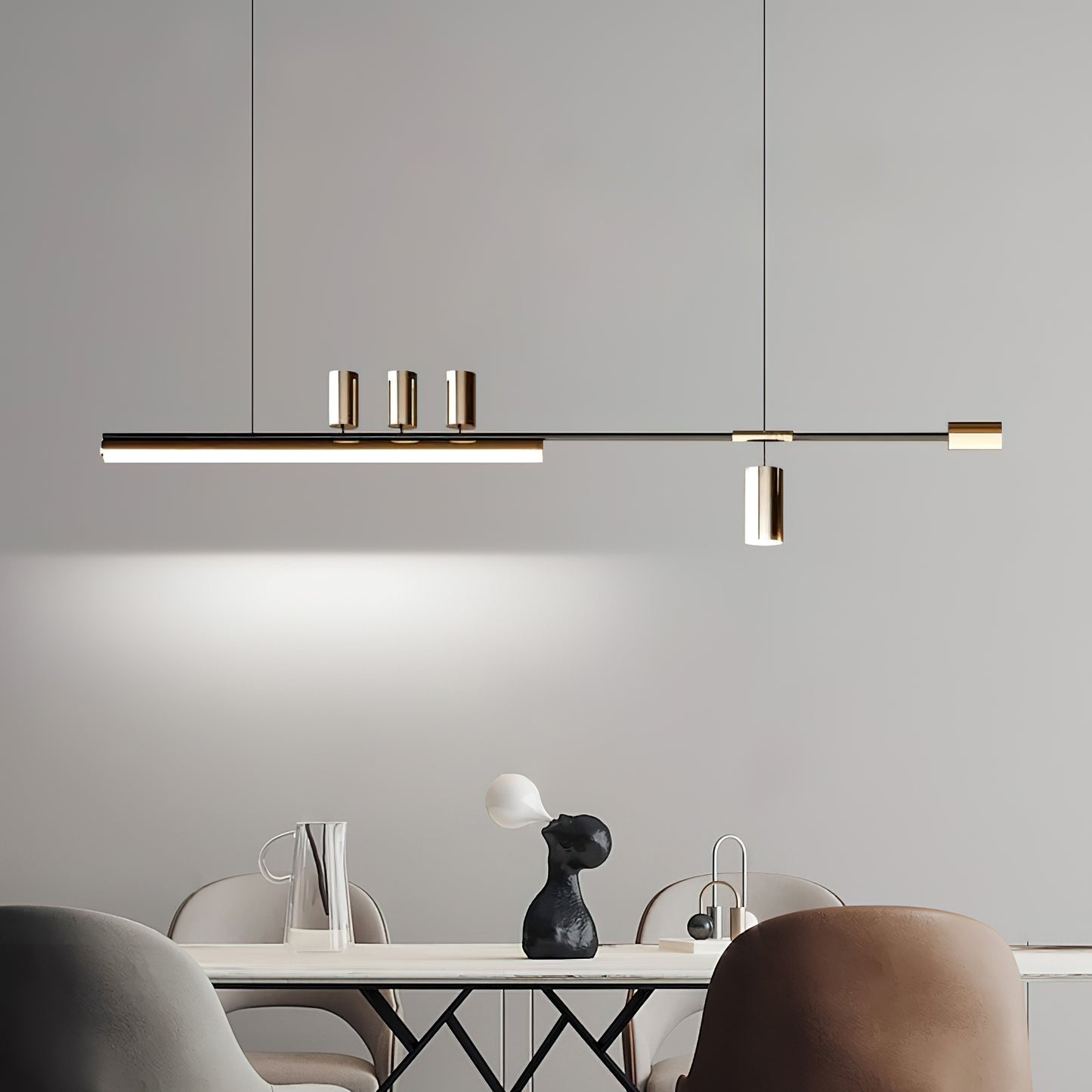 Nordic long strip Pendant Light