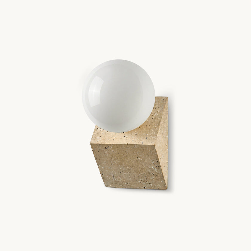 Novra Travertine Wall Lamp