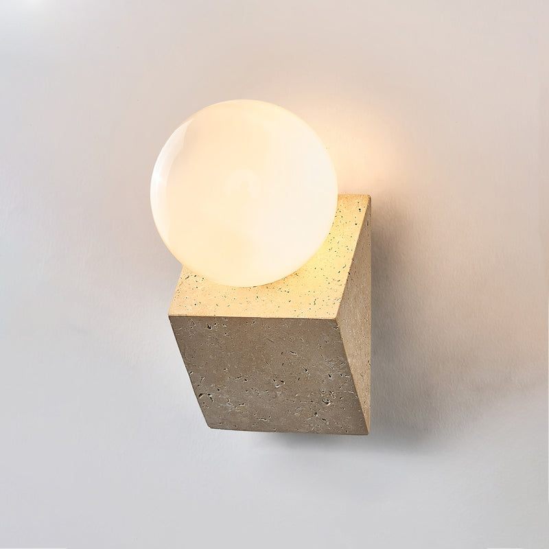 Novra Travertine Wall Lamp