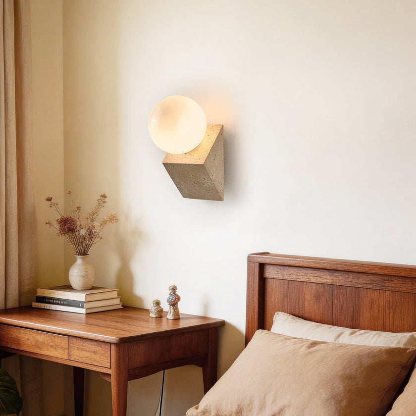 Novra Travertine Wall Lamp