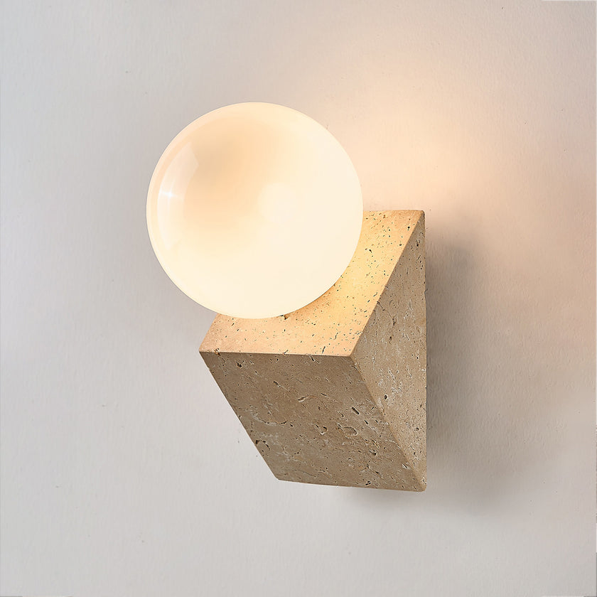 Novra Travertine Wall Lamp