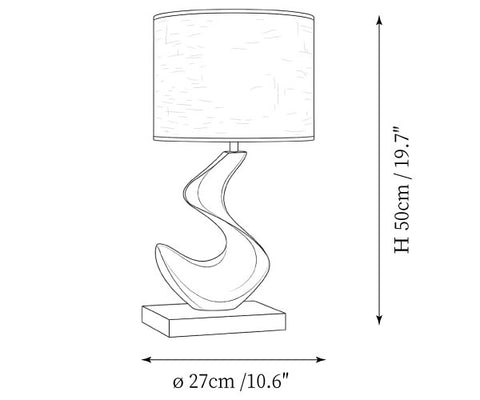 Olivier Table Lamp — Dimension drawings 1