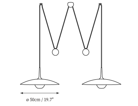 Lampe Suspendue Onos — Plans de dimensions 2