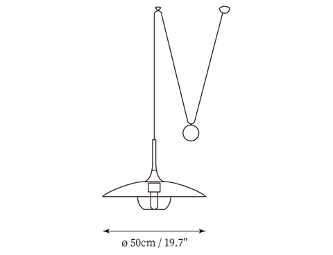 Lampe Suspendue Onos — Plans de dimensions 1