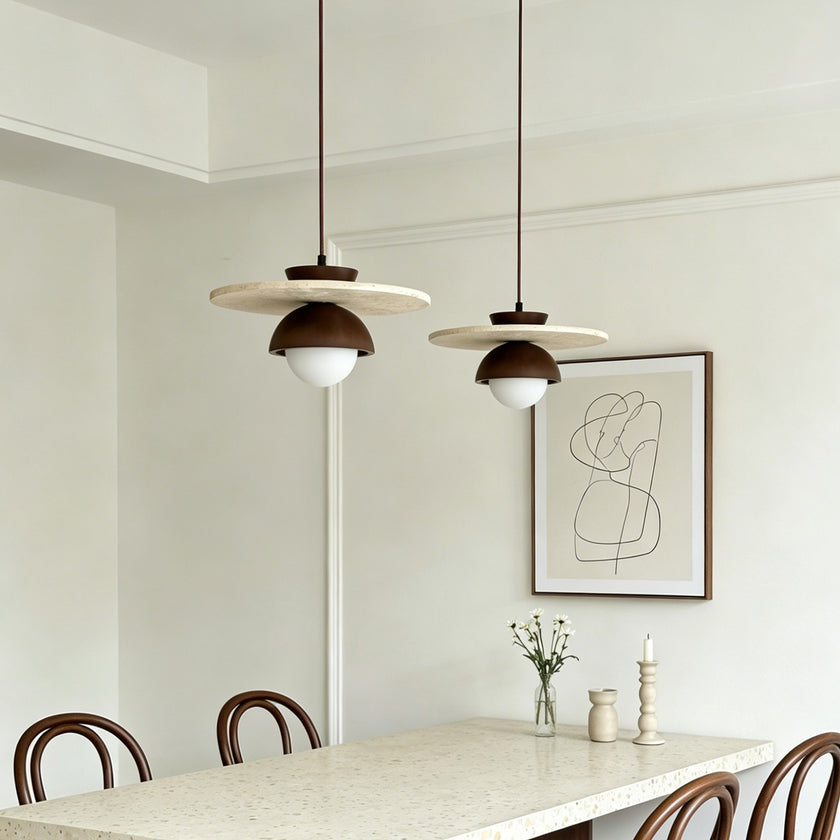 Orivan Travertine Pendant Light