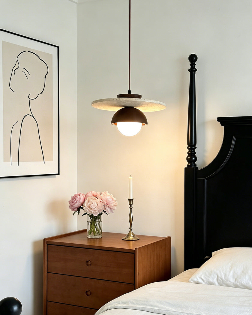 Orivan Travertine Pendant Light