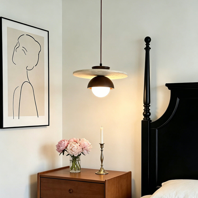 Orivan Travertine Pendant Light