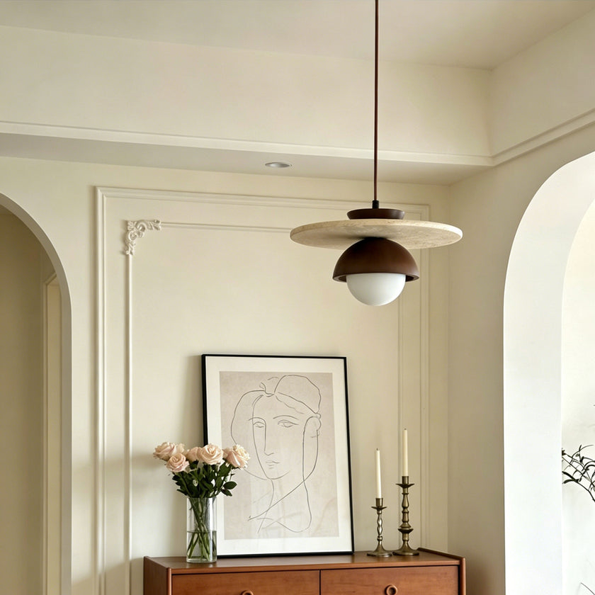 Orivan Travertine Pendant Light