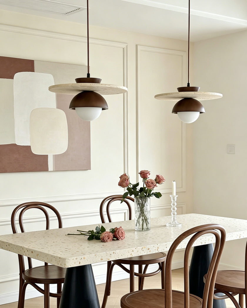 Orivan Travertine Pendant Light