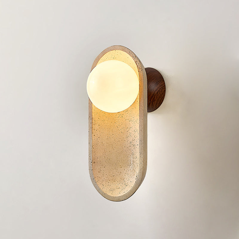 Orville Travertine Wall Lamp