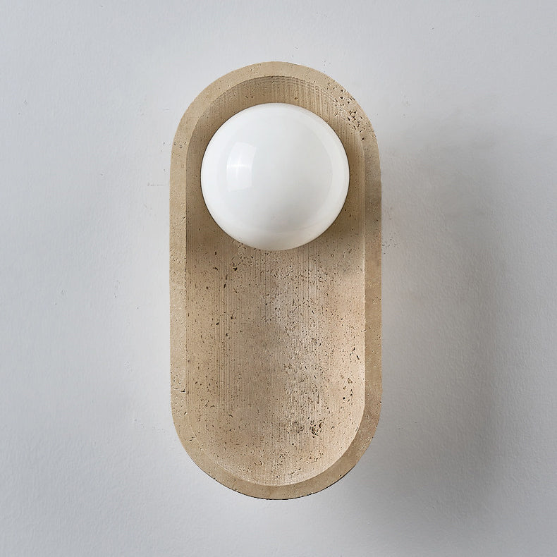 Orville Travertine Wall Lamp