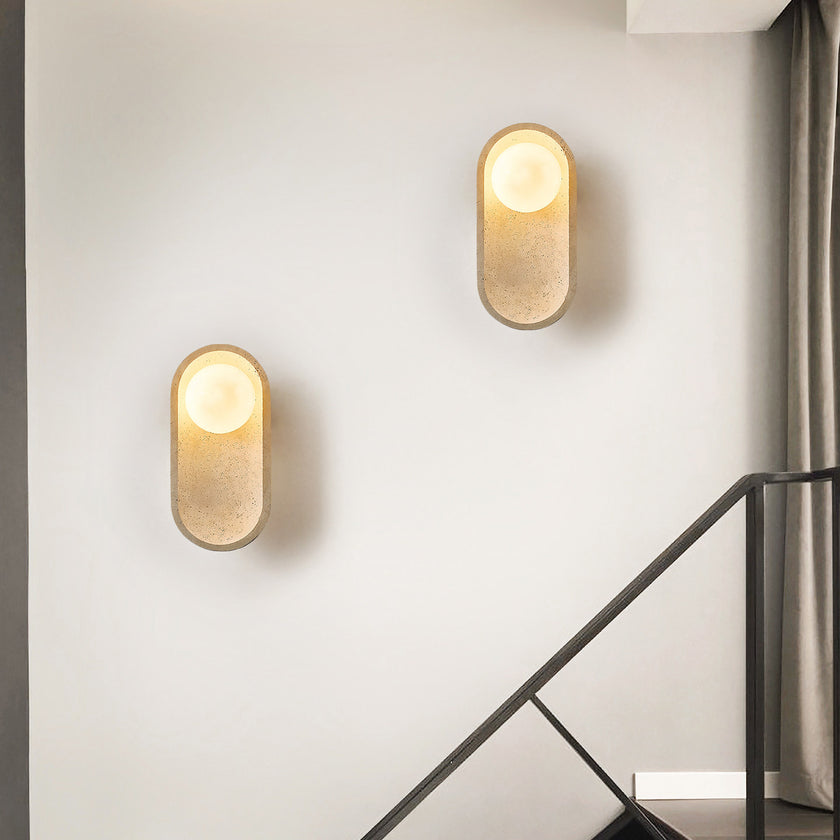 Orville Travertine Wall Lamp