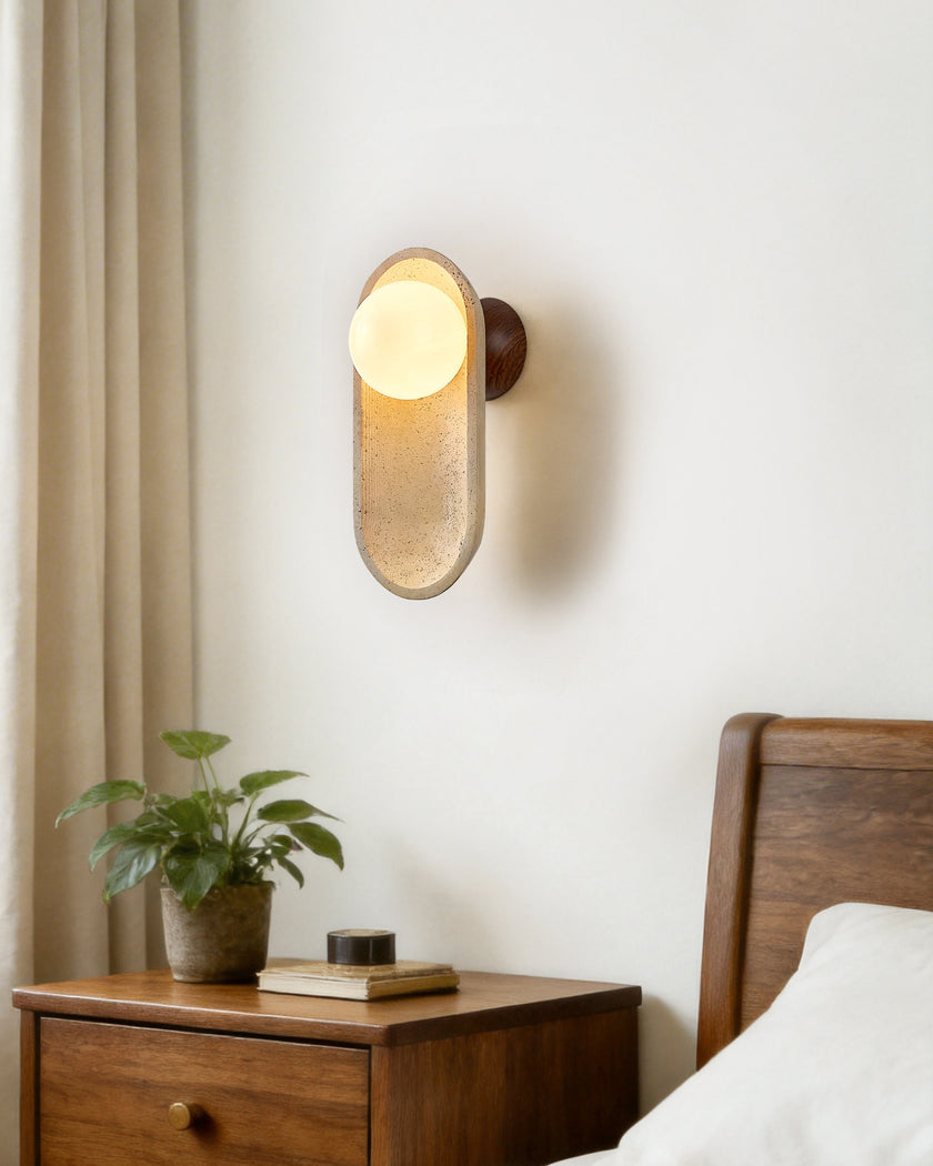 Orville Travertine Wall Lamp