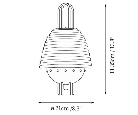 Orwick Wall Sconce — Dimension drawings 1