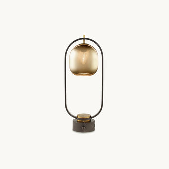 Oval Ring Iron Table Lamp