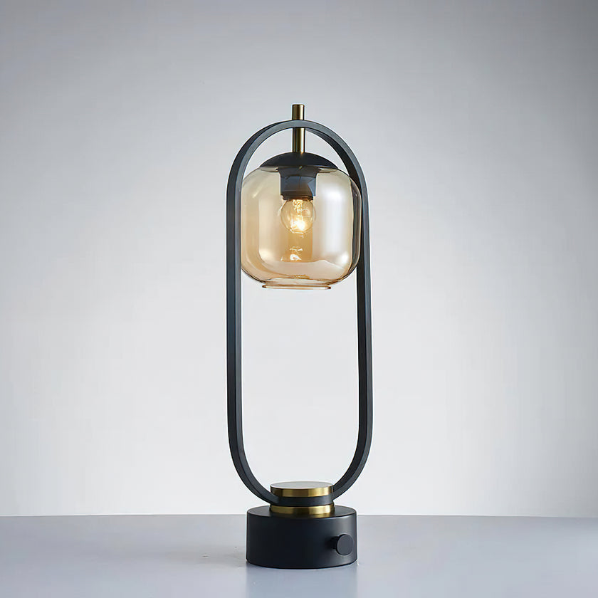 Oval Ring Iron Table Lamp