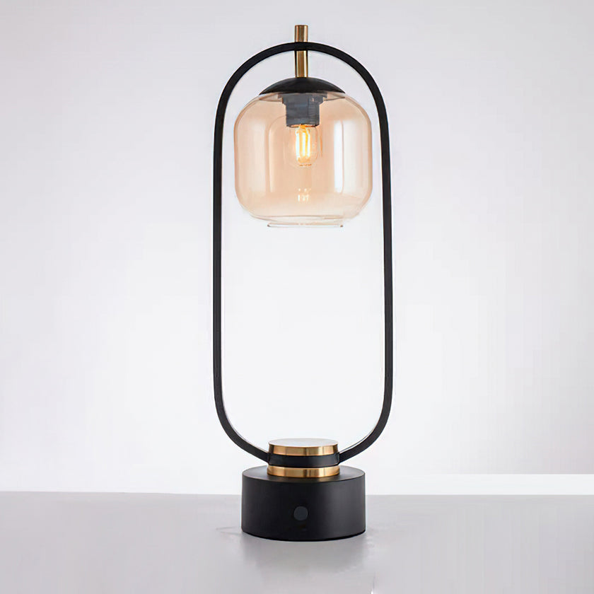 Oval Ring Iron Table Lamp