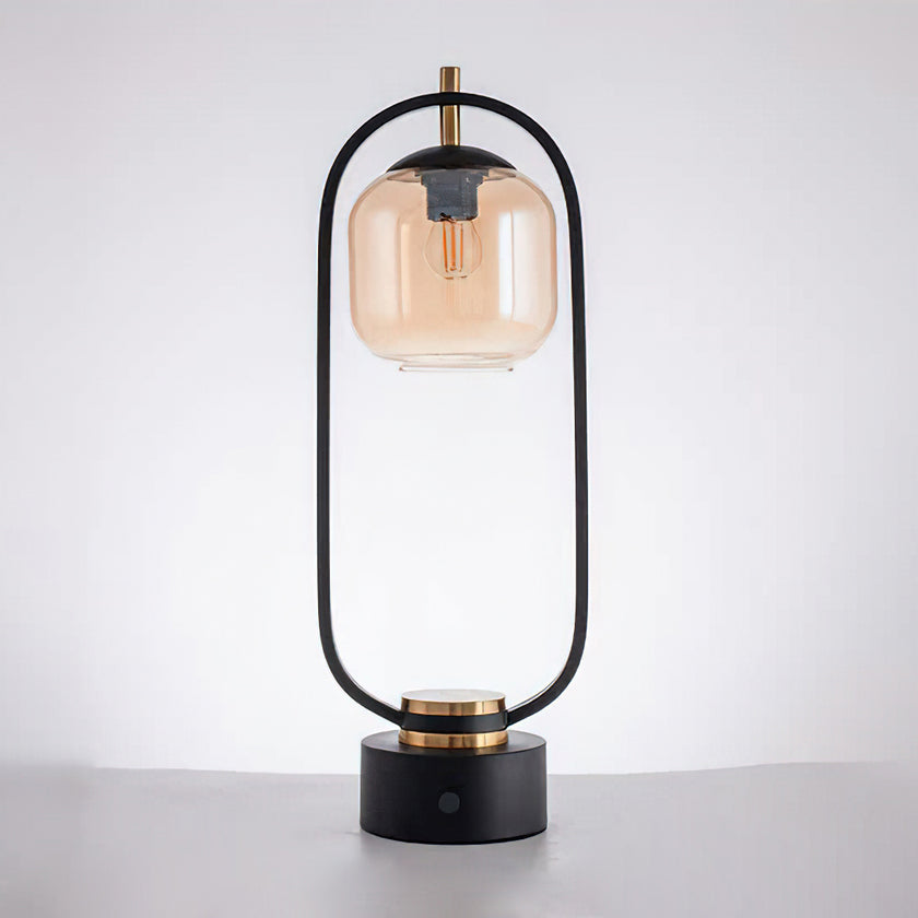 Oval Ring Iron Table Lamp