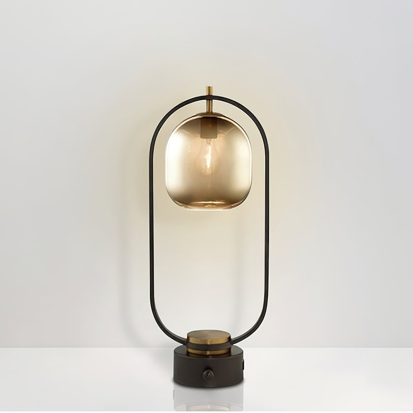 Oval Ring Iron Table Lamp