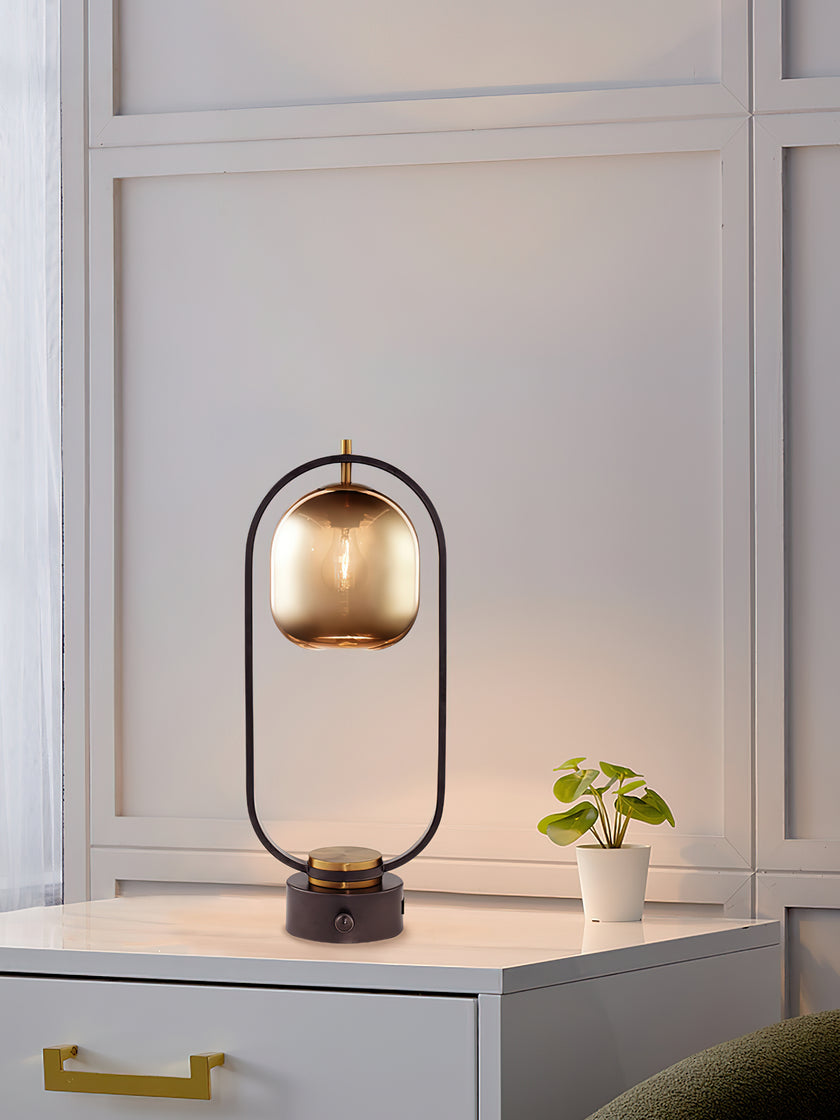 Oval Ring Iron Table Lamp