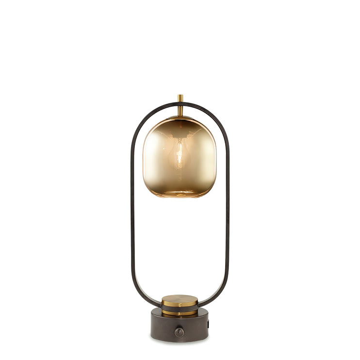 Oval Ring Iron Table Lamp