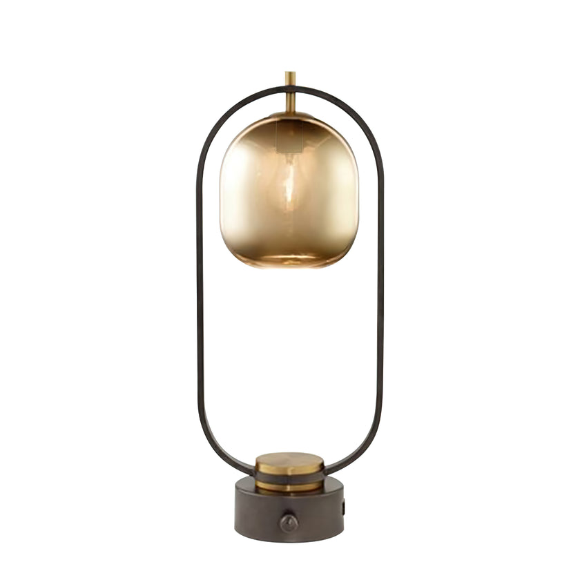 Oval Ring Iron Table Lamp