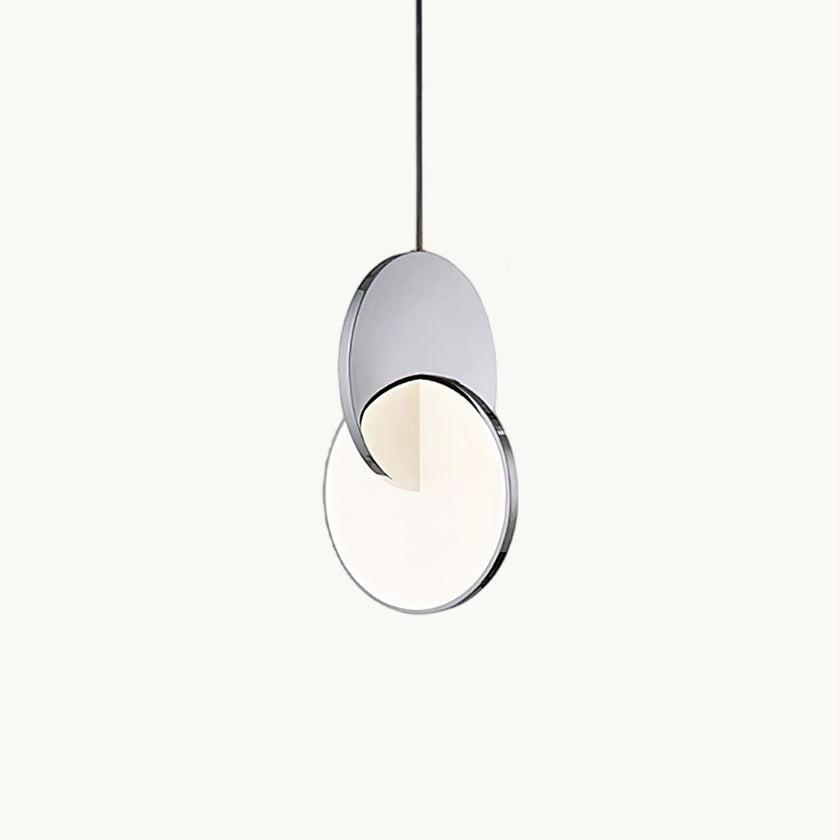 Overlapping Circular Pendant Light