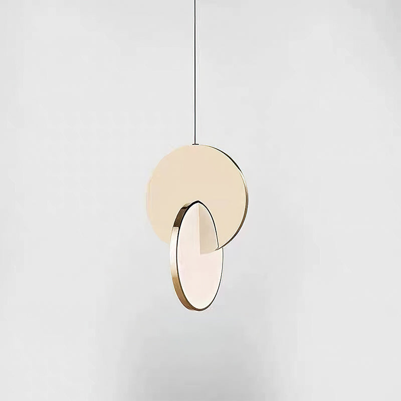 Overlapping Circular Pendant Light