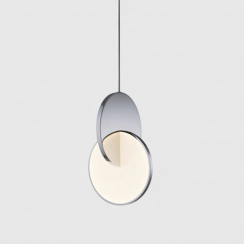 Overlapping Circular Pendant Light