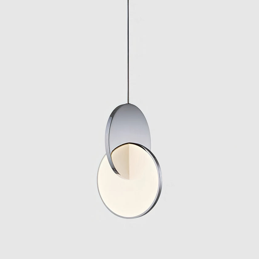 Overlapping Circular Pendant Light