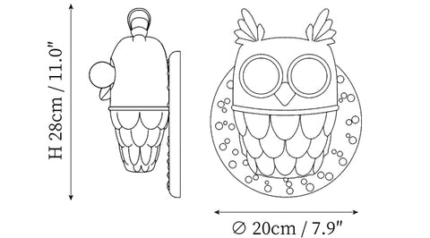 ∅ 7.9″ x H 11″ / Dia 20cm x H 28cm