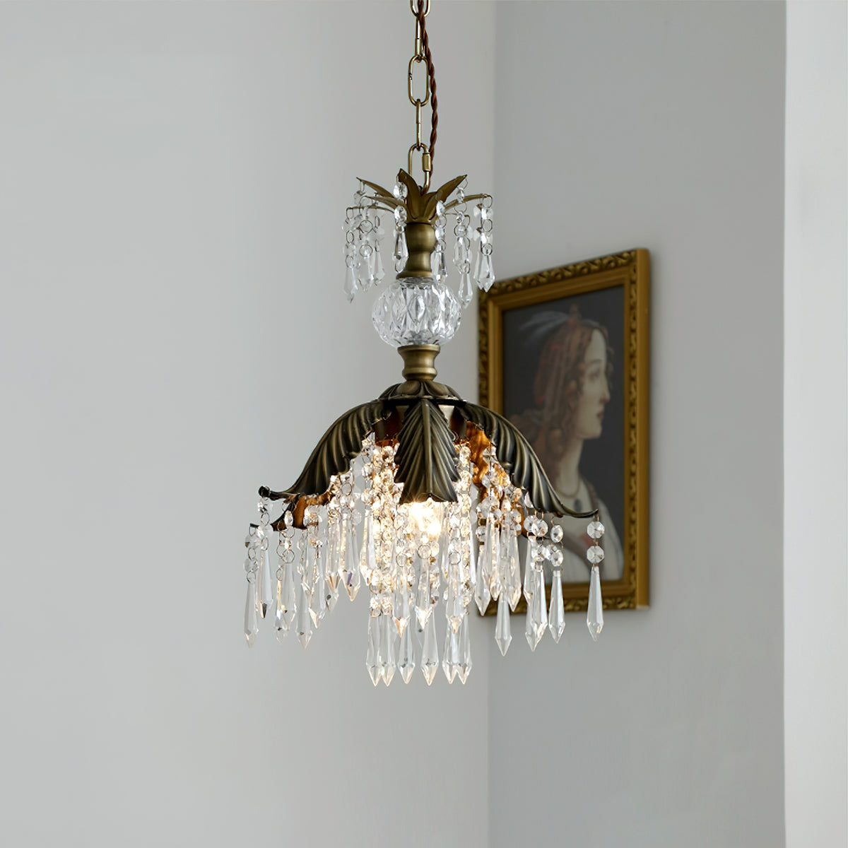 Palm Floral Pendant Lamp – detail 2