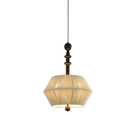 Pastoral Style Woven Pendant Lamp – detail 13