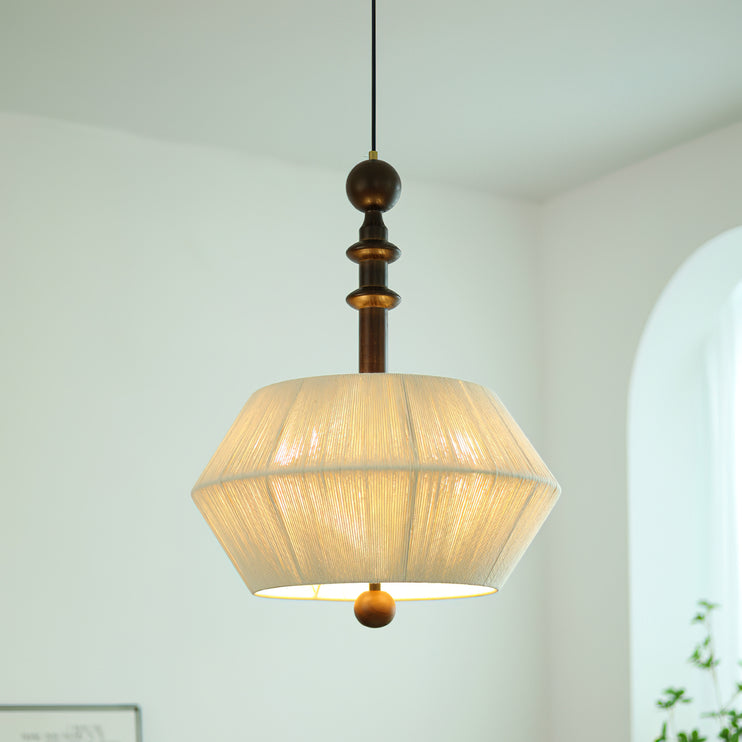 Pastoral Style Woven Pendant Lamp