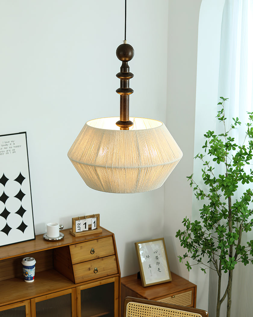 Pastoral Style Woven Pendant Lamp