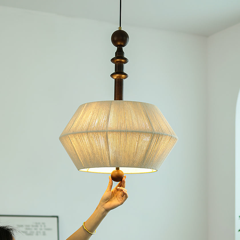 Pastoral Style Woven Pendant Lamp