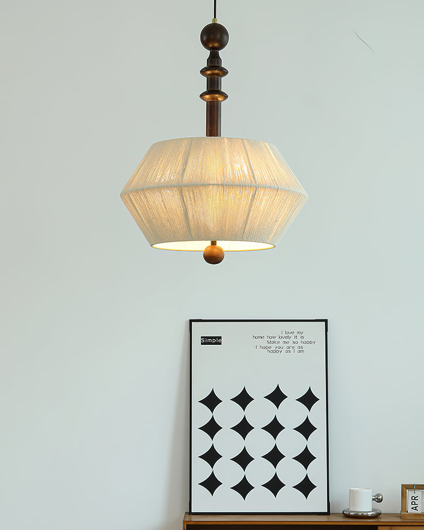 Pastoral Style Woven Pendant Lamp