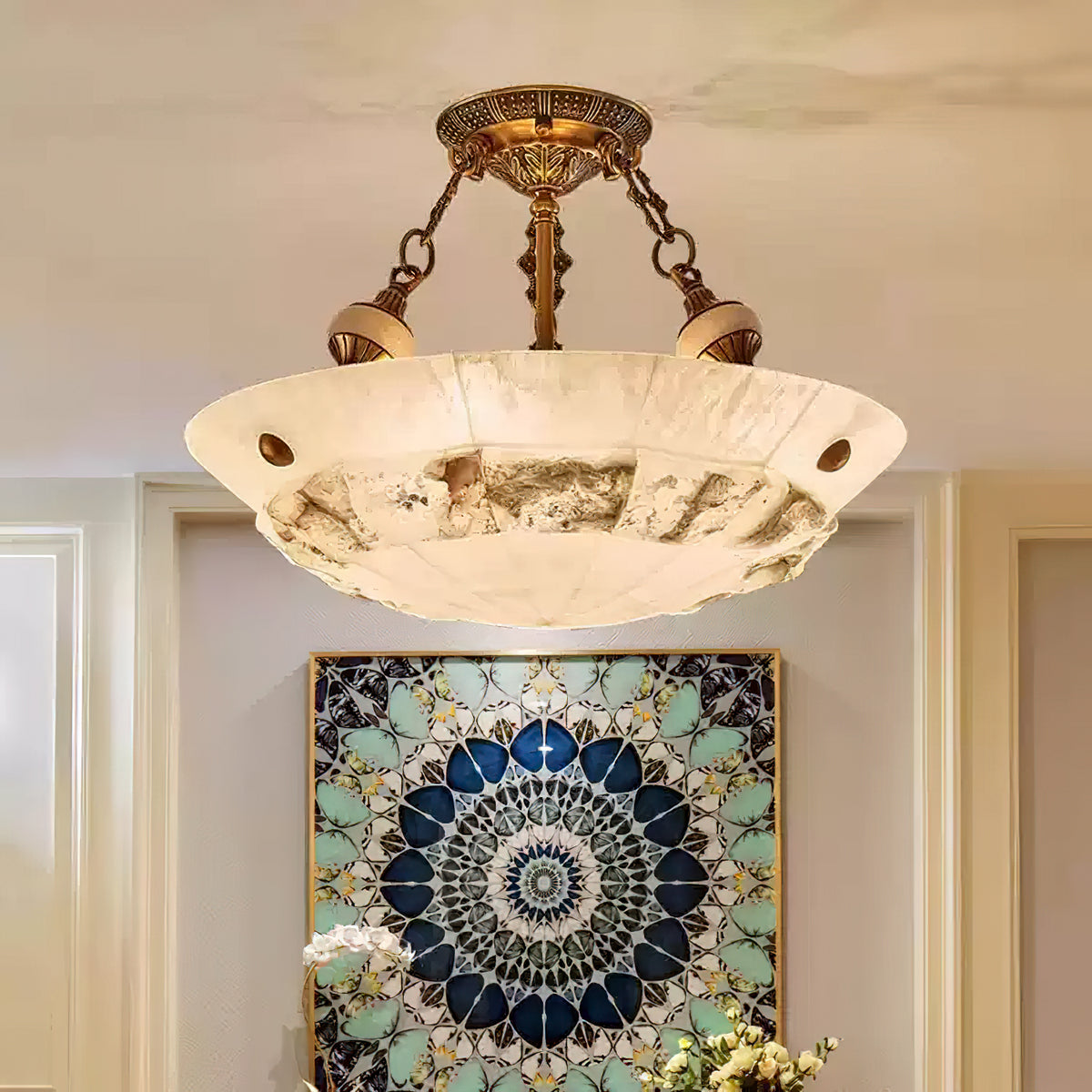 Patchwork Bowl Ceiling Lamp – detail 2