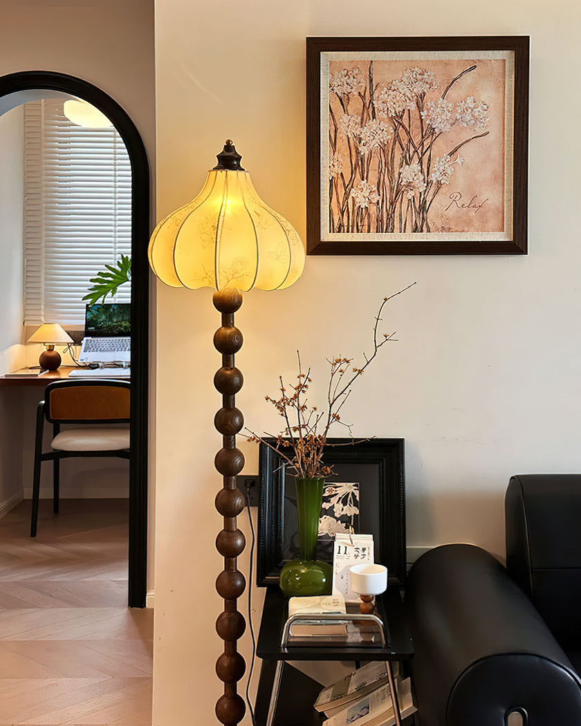 Pear Fabric Floor Lamp