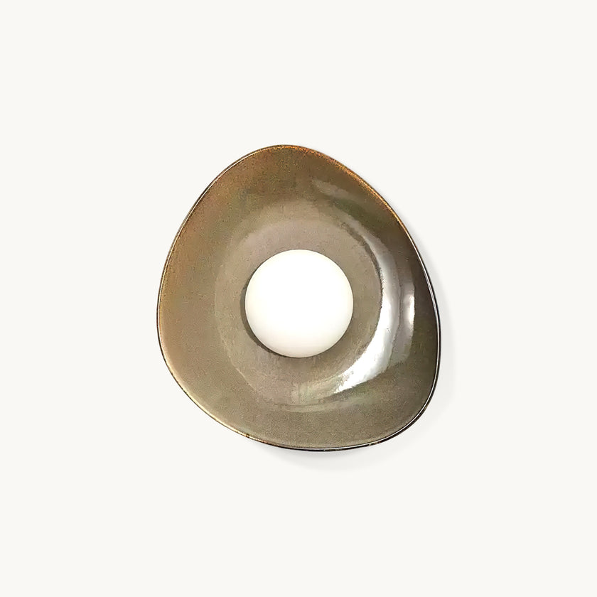 Pebble Disc Wall Light