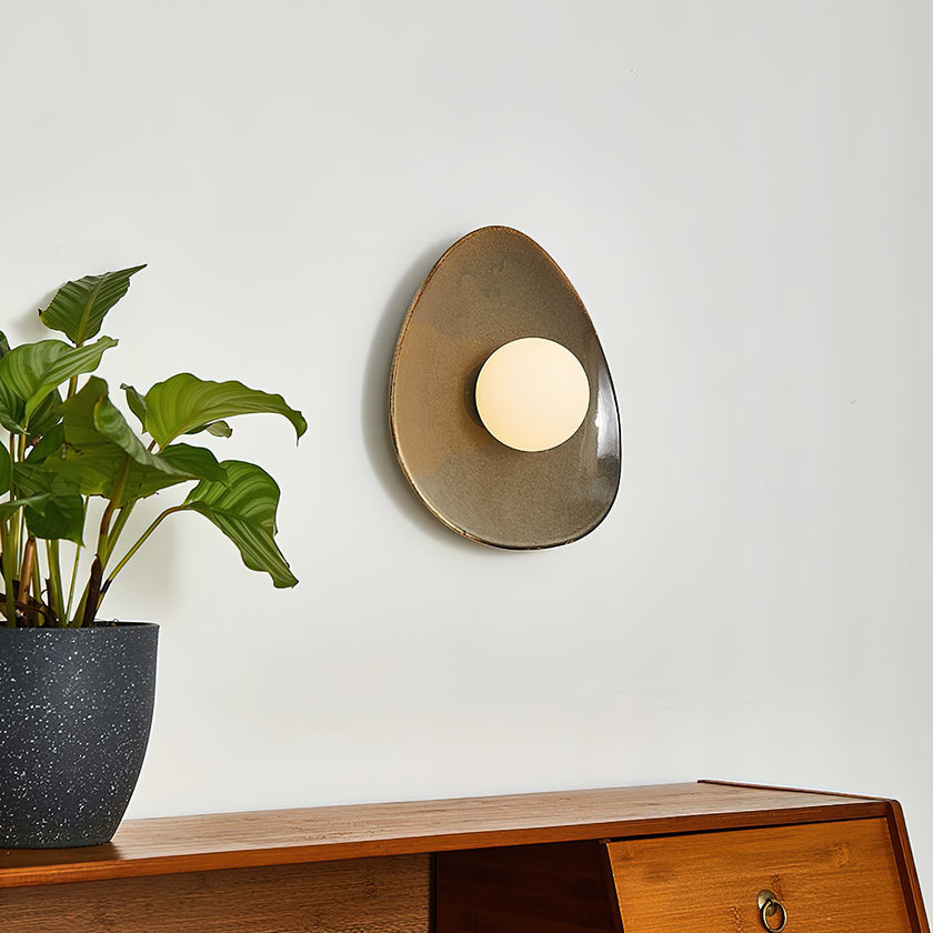 Pebble Disc Wall Light