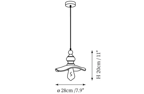 Perrin Pendant Light — Dimension drawings 1