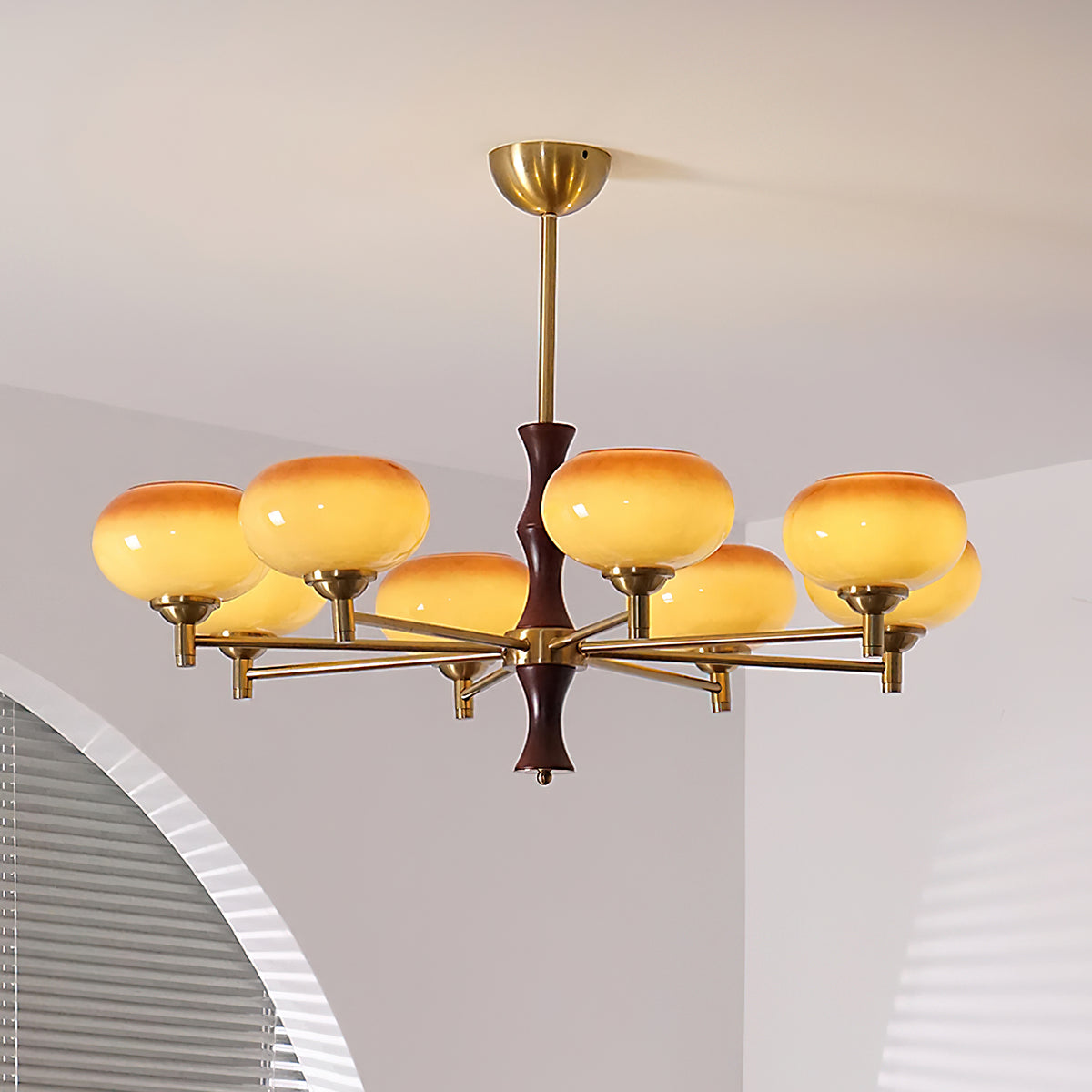 Persimmon Chandelier – detail 2