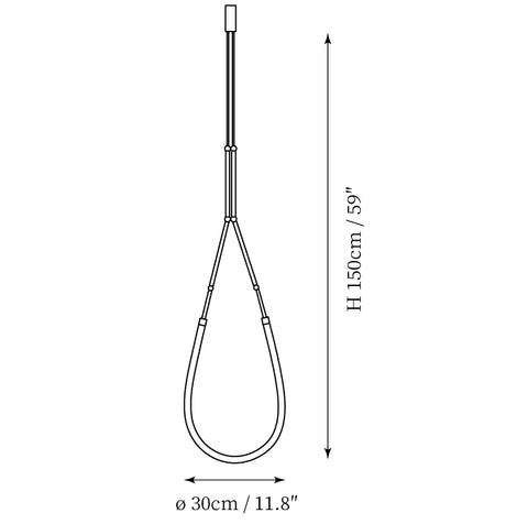 Model E: ∅ 11.8″ x H 59″