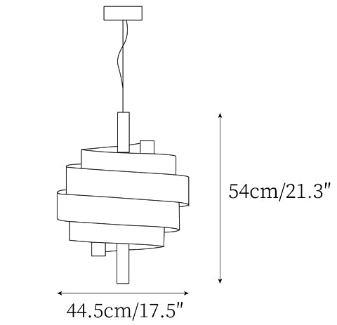 Piola Hanglamp — Dimensioentekeningen 1