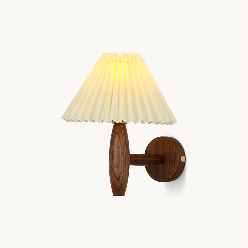 Pleated Umbrella Wall Lamp