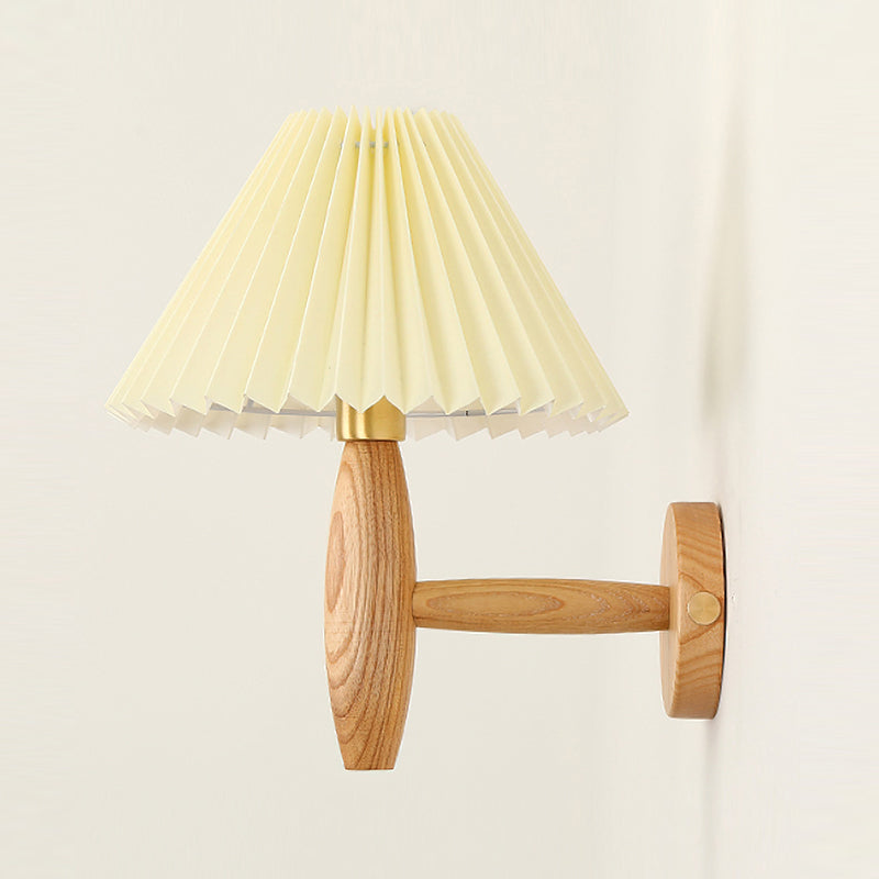 Pleated Umbrella Wall Lamp