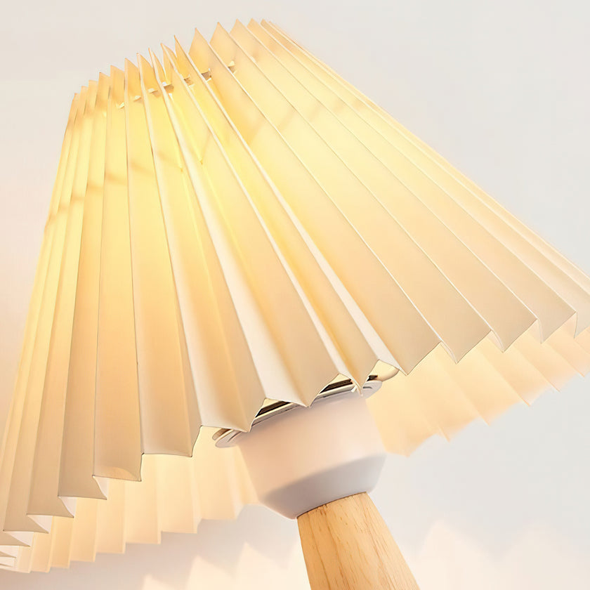 Pleated Umbrella Wall Lamp